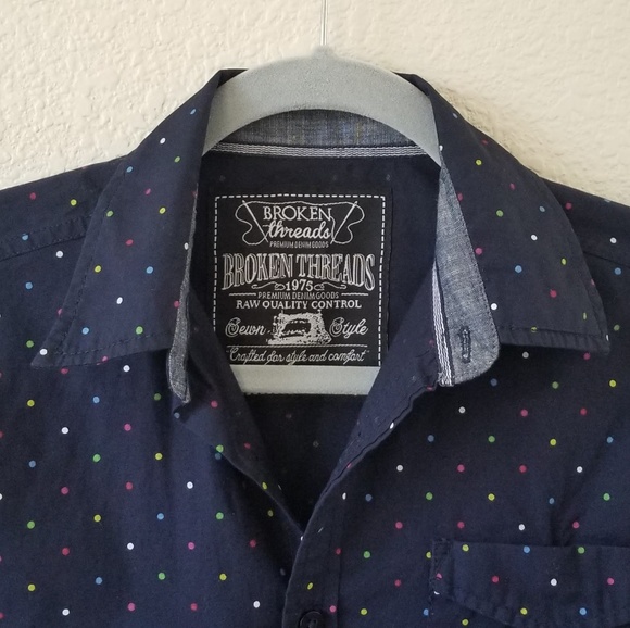 Broken Threads youth size L button down shirt - Picture 2 of 7